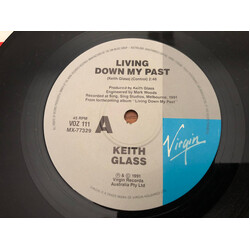 Keith Glass Living Down My Past USED VINYL 7INCH 45 RPM SINGLE