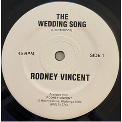 Rodney Vincent The Wedding Song USED VINYL 7INCH 45 RPM SINGLE