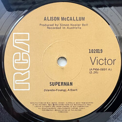 Alison MacCallum Superman USED VINYL 7INCH 45 RPM SINGLE REISSUE