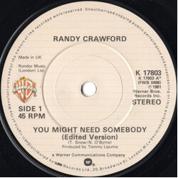Randy Crawford You Might Need Somebody Vinyl 7" USED
