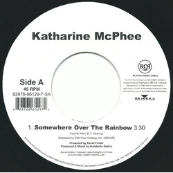 Katharine McPhee Somewhere Over The Rainbow / My Destiny USED VINYL 7INCH 45 RPM SINGLE
