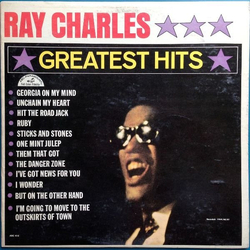 Ray Charles Greatest Hits Vinyl LP USED