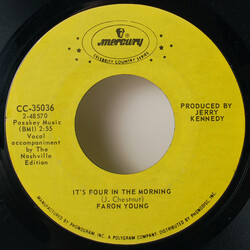 Faron Young It's Four In The Morning / This Little Girl Of Mine USED VINYL 7INCH 45 RPM SINGLE