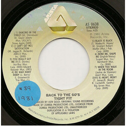 Tight Fit Back To The 60's USED VINYL 7INCH 45 RPM SINGLE