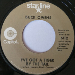 Buck Owens I've Got A Tiger By The Tail / Cryin' Time USED VINYL 7INCH SINGLE REISSUE