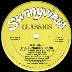 KC & The Sunshine Band That's The Way (I Like It) (New Version) VINYL 12" USED