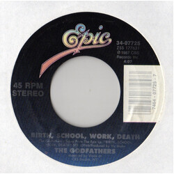 The Godfathers Birth, School, Work, Death USED VINYL 7INCH SINGLE