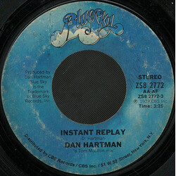Dan Hartman Instant Replay USED VINYL 7INCH 45 RPM STYRENE