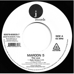 Maroon 5 This Love / Harder To Breathe USED VINYL 7INCH 45 RPM SINGLE