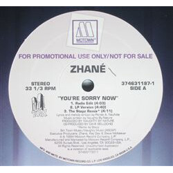 Zhané You're Sorry Now USED VINYL 12INCH 33 S RPM PROMO STEREO