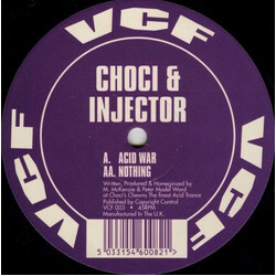 Choci / Injector Acid War / Nothing USED VINYL 12INCH 45 RPM