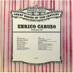 Enrico Caruso Enrico Caruso Volume IV Vinyl LP USED