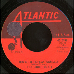 Soul Brothers Six You Better Check Yourself USED VINYL 7INCH 45 RPM SINGLE