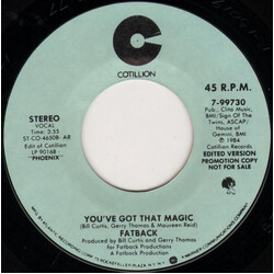 The Fatback Band You've Got That Magic Vinyl 7" USED