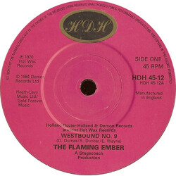 Flaming Ember Westbound No. 9 / Mind, Body And Soul USED VINYL 7INCH 45 RPM SINGLE