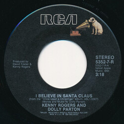 Kenny Rogers / Dolly Parton I Believe In Santa Claus USED VINYL 7INCH 45 RPM