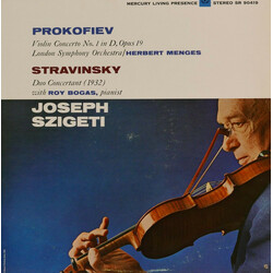 Joseph Szigeti / Sergei Prokofiev / Igor Stravinsky / The London Symphony Orchestra / Herbert Menges / Roy Bogas Violin Concerto No. 1 In D, Opus 19 /