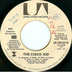 War The Cisco Kid Vinyl 7" USED