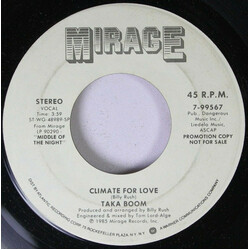 Taka Boom Climate For Love USED VINYL 7INCH 45 RPM PROMO