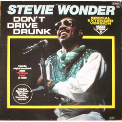 Stevie Wonder Don't Drive Drunk USED VINYL 12INCH MAXI-SINGLE 33 S RPM