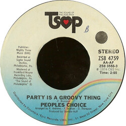People's Choice Party Is A Groovy Thing USED VINYL 7"