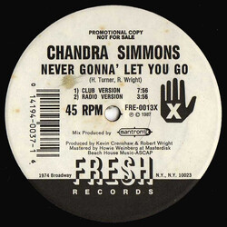 Chandra Simmons Never Gonna' Let You Go VINYL 12" USED