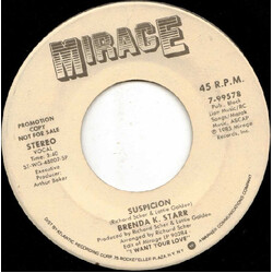 Brenda K. Starr Suspicion USED VINYL 7INCH 45 RPM PROMO SINGLE STEREO