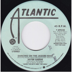 Sister Sledge Dancing On The Jagged Edge Vinyl 7" USED