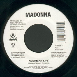 Madonna American Life / Die Another Day VINYL 7" USED