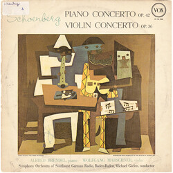 Arnold Schoenberg / Alfred Brendel / Wolfgang Marschner Piano Concerto, Op. 42 / Violin Concerto, Op. 36 Vinyl LP USED