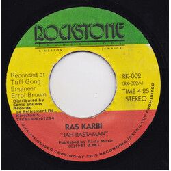 Ras Karbi Jah Rastaman USED VINYL 7INCH 45 RPM STEREO
