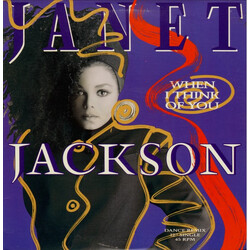 Janet Jackson When I Think Of You (Dance Remix) USED VINYL 12INCH 45 RPM SINGLE