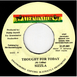 Sizzla / Chezidek Thought For Today / Got To Be Love USED VINYL 7INCH