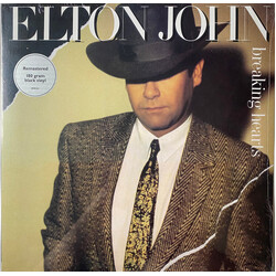 Elton John Breaking Hearts Vinyl LP USED