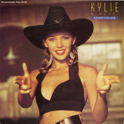 Kylie Minogue Never Too Late USED VINYL 7INCH 45 RPM LIMITED EDITION