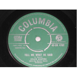 Helen Shapiro / Martin Slavin And His Orchestra Tell Me What He Said USED VINYL 7INCH 45 RPM SINGLE