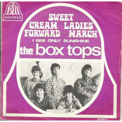 Box Tops Sweet Cream Ladies, Forward March / I See Only Sunshine USED VINYL 7INCH 45 RPM SINGLE