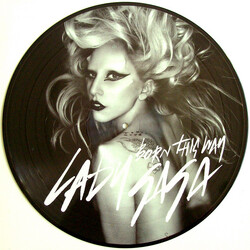 Lady Gaga Born This Way USED VINYL 12INCH PICTURE DISC SINGLE 33 S RPM