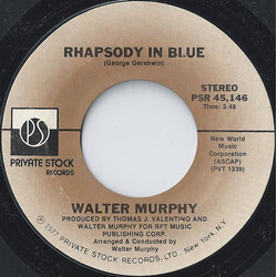 Walter Murphy Rhapsody In Blue USED VINYL 7INCH 45 RPM