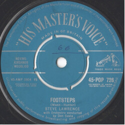 Steve Lawrence (2) Footsteps Vinyl 7" USED