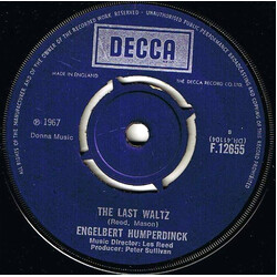 Engelbert Humperdinck The Last Waltz / That Promise Vinyl 7" USED