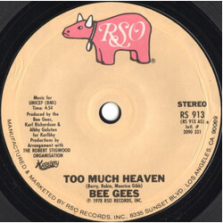 Bee Gees Too Much Heaven USED VINYL 7INCH 45 RPM SINGLE