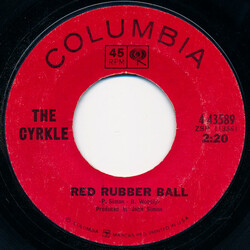 The Cyrkle Red Rubber Ball / How Can I Leave Her USED VINYL 7INCH 45 RPM SINGLE STYRENE