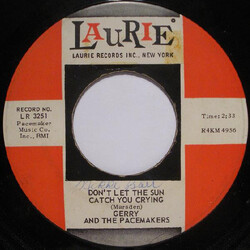 Gerry & The Pacemakers Don't Let The Sun Catch You Crying USED VINYL 7INCH 45 RPM SINGLE