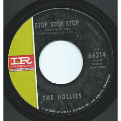 The Hollies Stop Stop Stop USED VINYL 7INCH 45 RPM SINGLE STYRENE