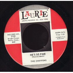 The Chiffons He's So Fine / Oh My Lover VINYL 7" USED