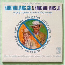 Hank Williams / Hank Williams Jr. Father & Son Vinyl LP USED