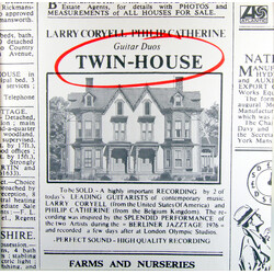 Larry Coryell / Philip Catherine Twin-House Vinyl LP USED
