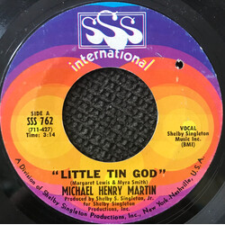 Michael Henry Martin Little Tin God USED VINYL 7INCH 45 RPM STYRENE