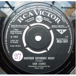Sam Cooke Another Saturday Night / Love Will Find A Way USED VINYL 7INCH 45 RPM